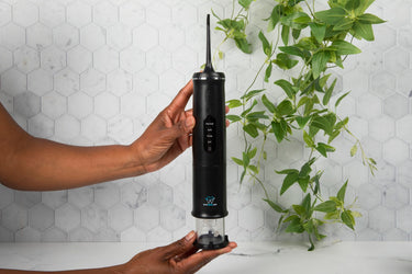 AquaJet Black Diamond Portable Water Flosser π§π